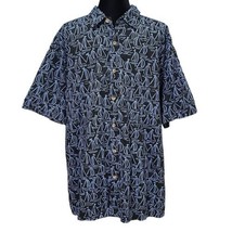 Cooke Street Cotton Hawaiian Shirt Sailboats Aloha Size XL - £25.09 GBP