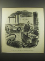 1956 Cartoon by Whitney Darrow, Jr. - You can&#39;t tell. He may have won - £14.76 GBP