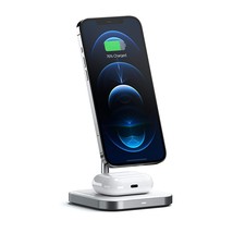 Aluminum 2-In-1 Magnetic Wireless Charging Stand  Compatible With 12  - £79.74 GBP