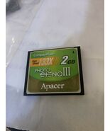 APACER 2GB COMPACTFLASH CF Memory Card - $420.02 MXN