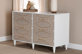 Hazel Coastal White Carved Contrasting 6-Drawer Dresser - $11,376.35 MXN