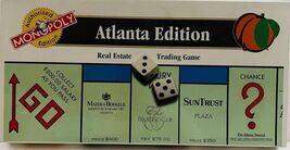 Vintage Monopoly Atlanta Edition 1995 Real Estate Trading Game Hasbro Ne... - $893.43 MXN