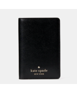 New Kate Spade Madison Saffiano Leather Passport Holder Black - £29.94 GBP