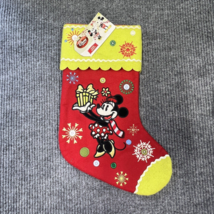 DISNEY Store Minnie Mouse Christmas Red Stocking Embroidered Retired NWT... - £35.93 GBP