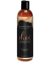 Intimate Earth Chai Massage Oil Vanilla &amp; Chai 4 Oz - £11.36 GBP