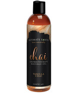 Intimate Earth Chai Massage Oil Vanilla &amp; Chai 4 Oz - £11.06 GBP