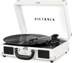 Victrola Vintage 3-Speed Bluetooth Portable Suitcase Record Player With ... - $70.98