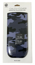 Blue Camo Slide Case For TI-84 Plus  &amp; Silver Edition  TI-89 Titanium Ne... - £11.02 GBP