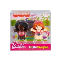 FISHER-PRICE 2021 Barbie Little People Swim Girls 2-PACK - £6.38 GBP