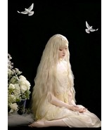 Extra long Blonde weavy wig,40 inch blonde wig with waves, blonde wig wi... - $48.02 CAD