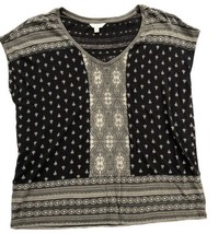 Lucky Brand Women&#39;s BOHO Style T Shirt Size M - £11.87 GBP