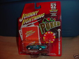 JOHNNY LIGHTNING POKER SERIES 1965 SHELBY 427 COBRA MIP FREE USA SHIPPING - £8.87 GBP