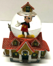 Disney Mickey Mouse In His TOON TOWN HOUSE Mini Snowglobe - £23.53 GBP