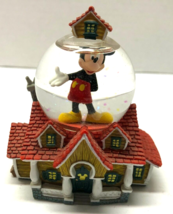 Disney Mickey Mouse In His TOON TOWN HOUSE Mini Snowglobe - £23.27 GBP