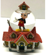 Disney Mickey Mouse In His TOON TOWN HOUSE Mini Snowglobe - $40.70 CAD