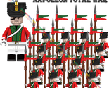16PCS Napoleonic Wars Sachsen Ulanen Spear Soldiers Minifigure Bricks DI... - $28.98