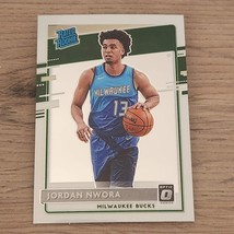 2020-21 Panini Donruss Optic - Rated Rookie #189 Jordan Nwora (RC) Bucks Card - $1.29