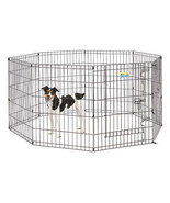 MidWest Contour Wire Exercise Pen With Door: Secure and Spacious Pet Pla... - £69.00 GBP+