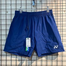 Yonex Men&#39;s Badminton Shorts Sports Pants Navy Blue [100/US:S] NWT 219PH001M - £25.31 GBP