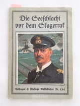 1916 Antique German PRE-WWI Navy History Book Die Seeschlact Ver Dem Stagerrat - £70.21 GBP