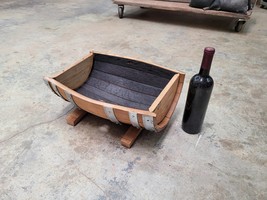 SALE Wine Barrel Pet Bed Made from retired CA wine barrels. 100% Recycled! 0748 - £185.93 GBP