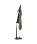 SPI Home Cast Aluminum Bodacious Bassist Abstract Statue Figure - £205.12 GBP