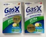 Gas-X Extra Strength Gas Relief 18 Chewable Tablets, Peppermint Creme Pa... - £11.91 GBP