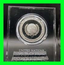 United Nations 1972 Mint World Peace Dove Medal Sterling Silver Coin Proof - $49.99