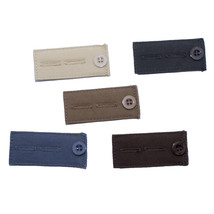 5-Pack Waistband Button Extender for Pants and Skirts in 5 Colors - $8.99
