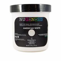 Nugenesis - 100% Pure Nail Dipping Powder - Pink &amp; White (Refill 16oz, American  - £115.98 GBP