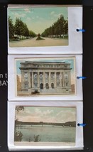 antique vintage LOT of NEW YORK POSTCARDS linen posted unposted - £38.25 GBP