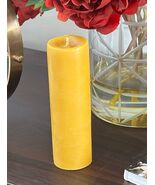 Handmade 100% Pure Beeswax Pillar Candle 2" x 6" 100% Cotton Wick - $14.99