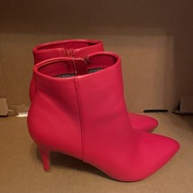 Women’s Apt. 9 Watch Red High Heel Ankle Boots Shoes Size 7.5 Kohls - £22.41 GBP