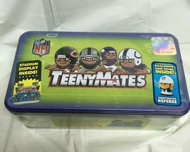 TeenyMates Collector Tin Set NFL Stadium Display Series 4 Party Animal NEW SEAL - £117.98 GBP