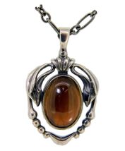 Georg Jensen 2014 Genuine Natural Smoky Quartz Pendant Jewelry (#J3907) - €389,46 EUR