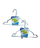 Willert Space Saver Childrens Hangers 8 White Hangers for Kids Pack of 2 - £12.44 GBP