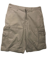 Beverly Hills Polo Club Cargo Shorts Mens 32 Color Khaki 100%Cotton RN 5... - $11.77