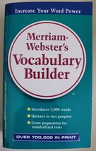 Merriam-Webster&#39;s Vocabulary Builder Mary W. Cornog 1994 Mass Market 300... - £2.30 GBP