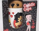 Betty Boop Cuddle Cups 2015 Coffee Tea Mug with 5&quot; Bear Plush U155 - £15.71 GBP