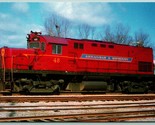 Arkansas &amp; Missouri Railroad Alco Century C-420 No 48 UNP Chrome Postcar... - $7.87