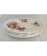 Vintage Set (4) JOHNSON BROS China (England) HARVEST TIME Saucers, 5 7/8&quot; - $19.50