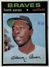 1971 Topps #400 Hank Aaron Reprint - MINT - Atlanta Braves - £1.55 GBP