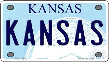 Kansas Novelty Mini Metal License Plate Tag - $14.95