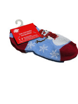 Christmas House Christmas Snowman Low Cut Socks Fits Shoes 1-7 - £4.64 GBP