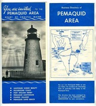 Pemaquid Maine Area Brochure &amp; Business Directory 1950&#39;s - £17.10 GBP