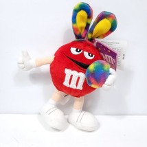 M&amp;M&#39;s Chocolate Candy Red Easter Bunny Plush Stuffed Animal M And M 9in - £15.81 GBP