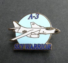 SKYWARRIOR A-3 US NAVY NAVAL AVIATION LAPEL PIN BADGE 1.25 INCHES RIGHT - $5.64