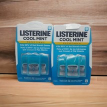 *2* Listerine Cool Mint Pocketpaks Breath Strips Kills Bad Breath Germs ... - £10.50 GBP