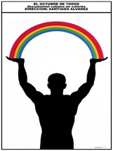 Decor Poster.Interior design.Room art.Gay rainbow October of all.7144 - $16.20+