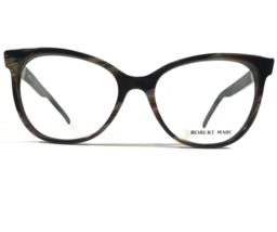 Robert Marc ORYX-BHS Eyeglasses Frames Brown Horn Cat Eye Full Rim 53-18-140 - £54.81 GBP